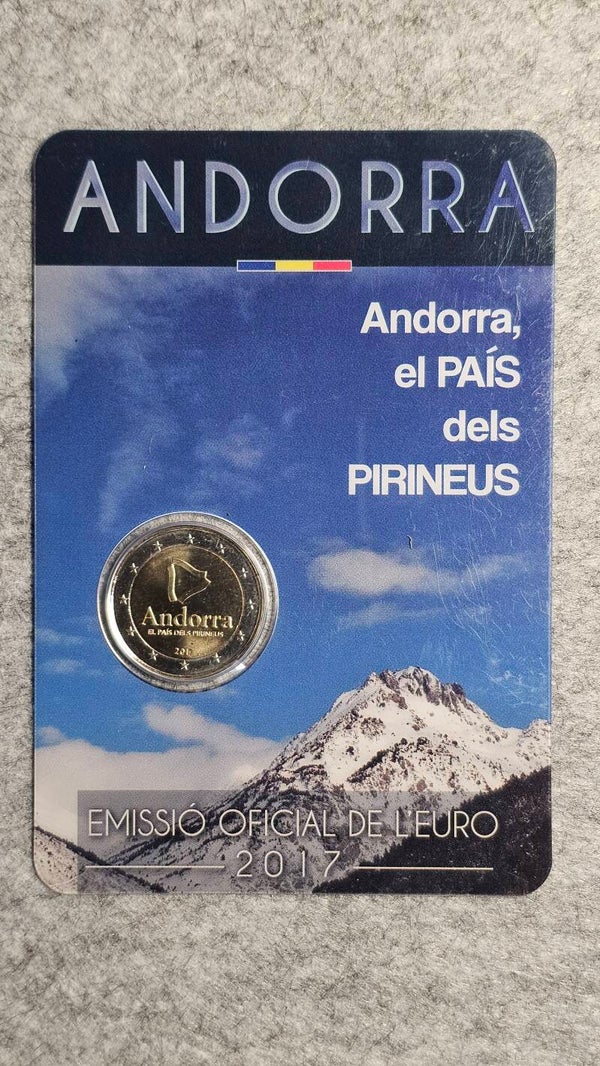 Andorre - 2017 - 2 euros - el Paìs dels Pirineus (coincard)