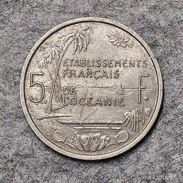 Polynésie française (E.F.O.) - 1952 - 5 francs