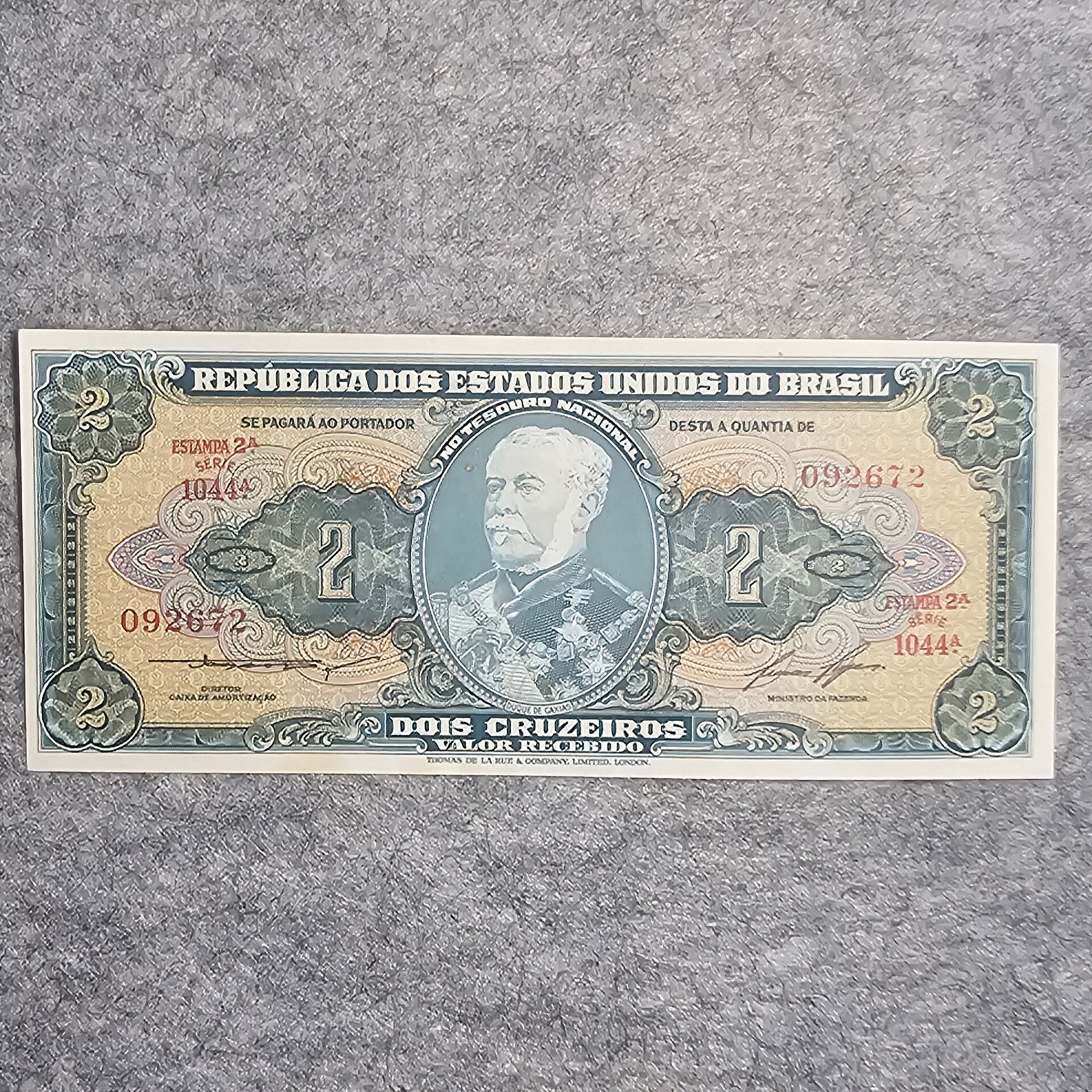 Brésil - n.d. (1958) - 2 cruzeiros (Valor Recebido)