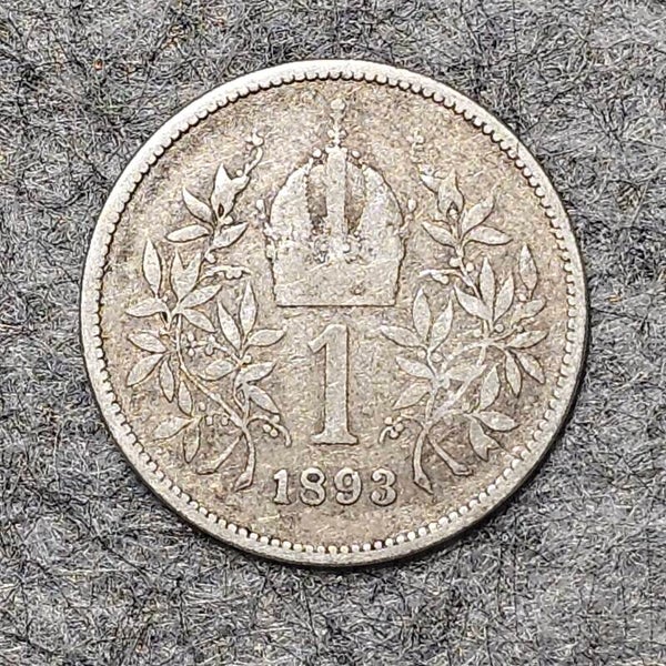 Autriche (Empire) - 1893 - 1 couronne (argent)
