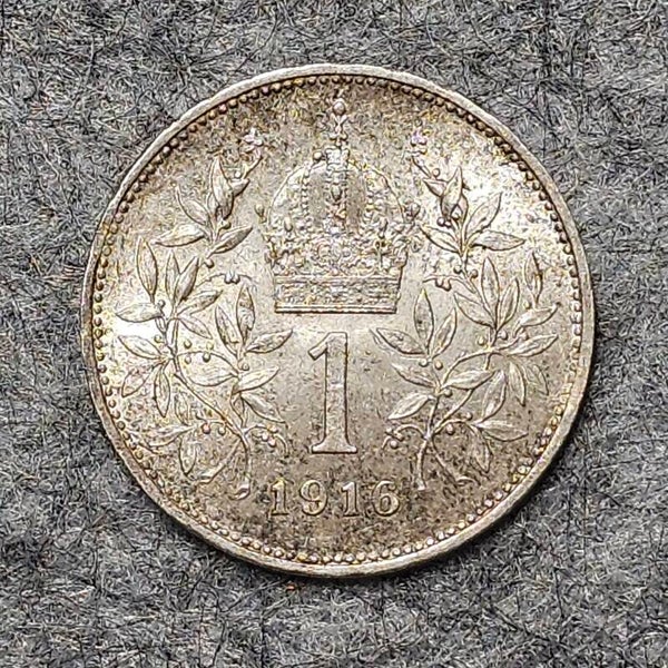 Autriche (Empire) - 1916 - 1 couronne (argent)