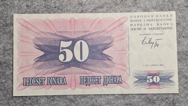 Bosnie-Herzégovine - 1992 - 50 dinara