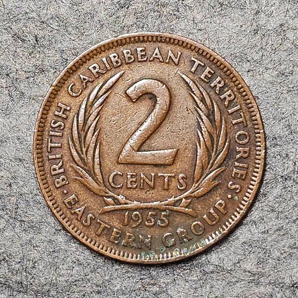 Etats de la Caraïbe orientale - 1955 - 2 cents