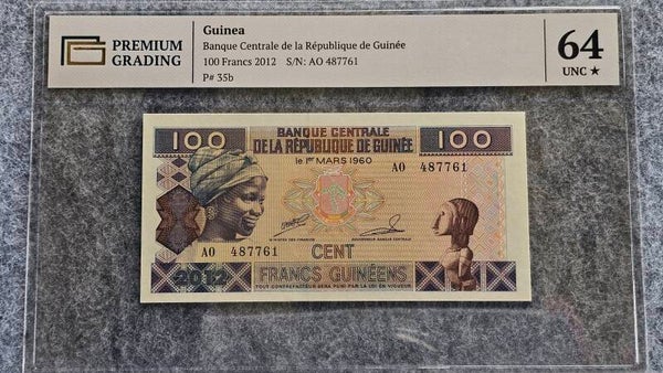 Guinée - 2012 - 100 francs - PG64 UNC*