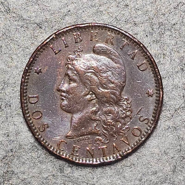 Argentine - 1893 - 2 centavos