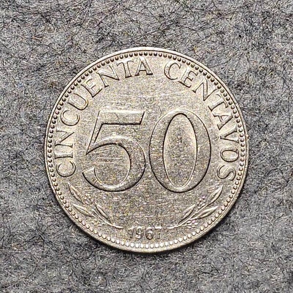 Bolivie - 1967 - 50 centavos