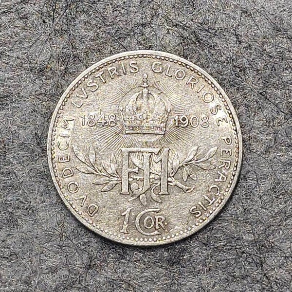 Autriche (Empire) - 1908 - 1 couronne (commémorative / argent)