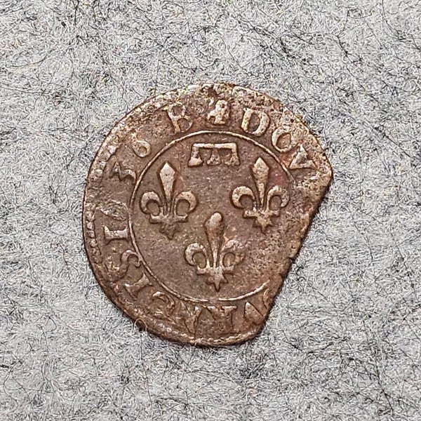 Dombes - Principauté de Dombes - 1636 B - Double tournois (type 8)