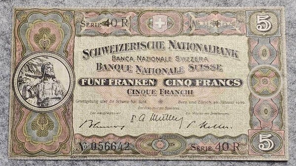Suisse - 1949 - 5 francs