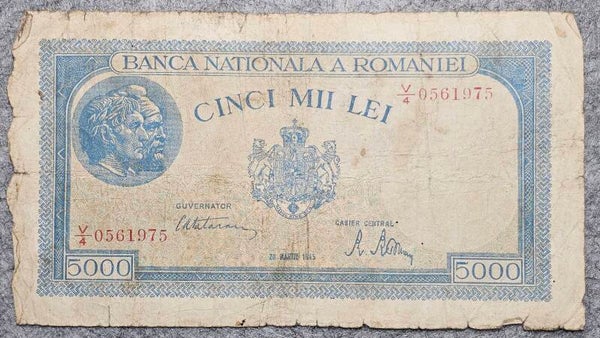 Roumanie (Royaume) - 1945 - 5000 lei