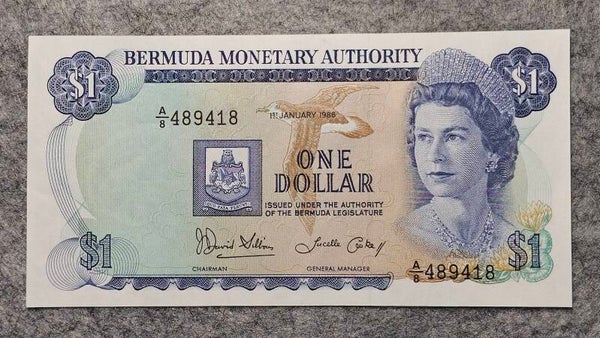 Bermudes - 1986 - 1 dollar