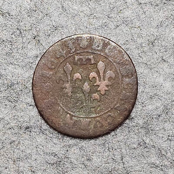 Dombes - Principauté de Dombes - 1643 - Double tournois (type 16)