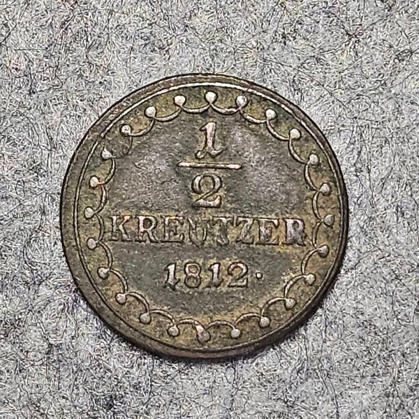 Autriche (Empire) - 1812 A - 1/2 kreuzer