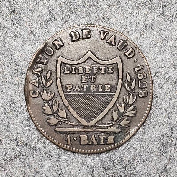 Vaud, Canton - 1828 - 1 batz