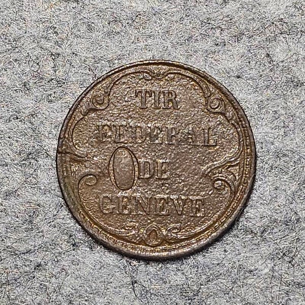 Suisse (jeton) - 1851 - Tir fédéral de Genève