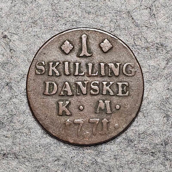 Danemark - 1771 - 1 skilling