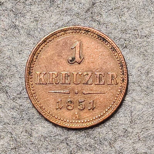 Autriche (Empire) - 1851 A - 1 kreuzer