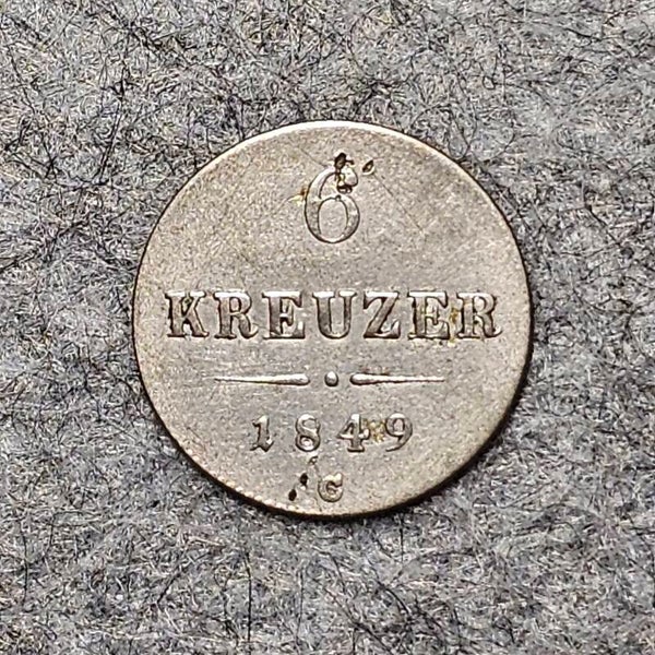 Autriche (Empire) - 1849 C - 6 kreuzer