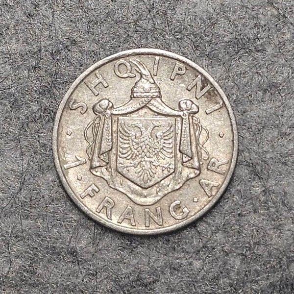 Albanie - 1935 R - 1 frang (argent)