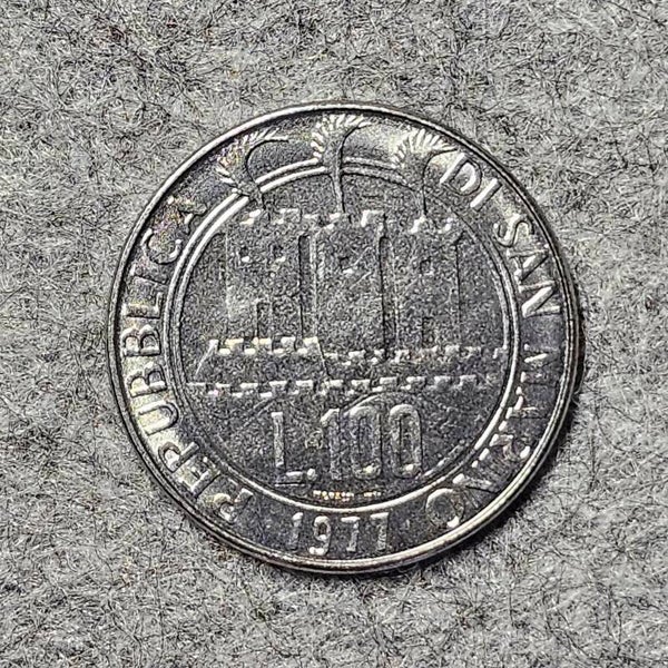 Saint-Marin - 1977 - 100 lires (commémorative)