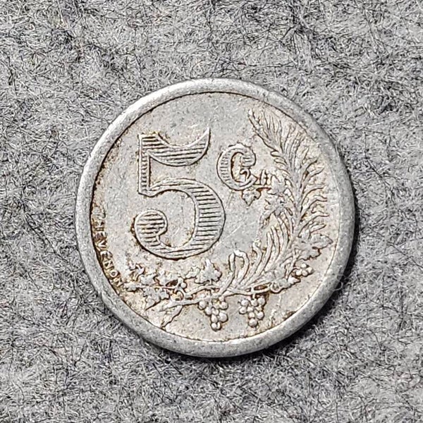 Algérie, Commune d'Oran - 1921 - 5 centimes