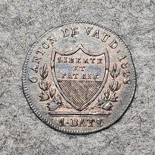 Vaud, Canton - 1828 - 1 batzen