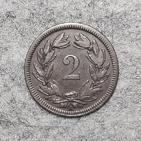 Suisse - 1851 A - 2 centimes