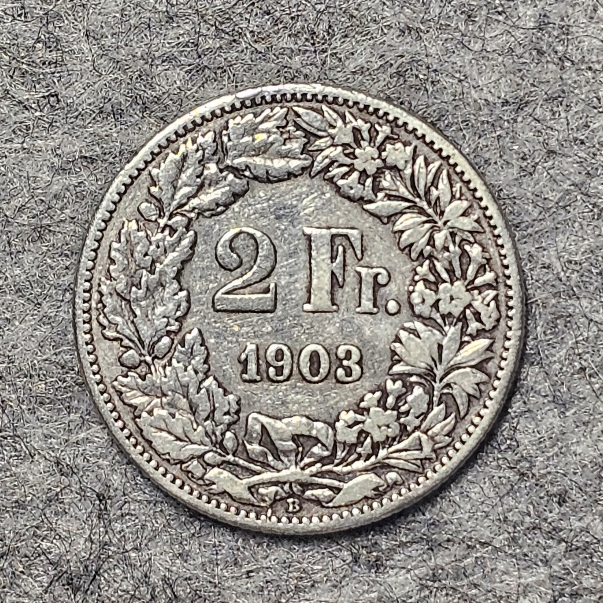 Suisse - 1903 B - 2 francs (argent)