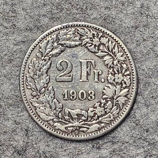 Suisse - 1903 B - 2 francs (argent)
