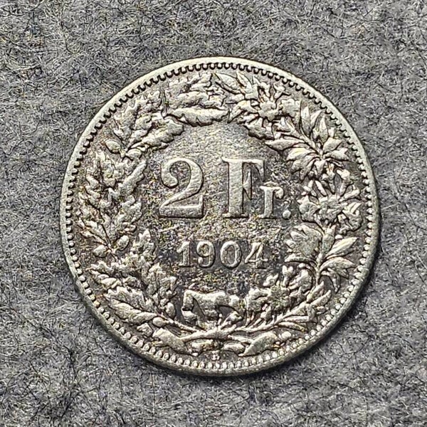 Suisse - 1904 B - 2 francs (argent)