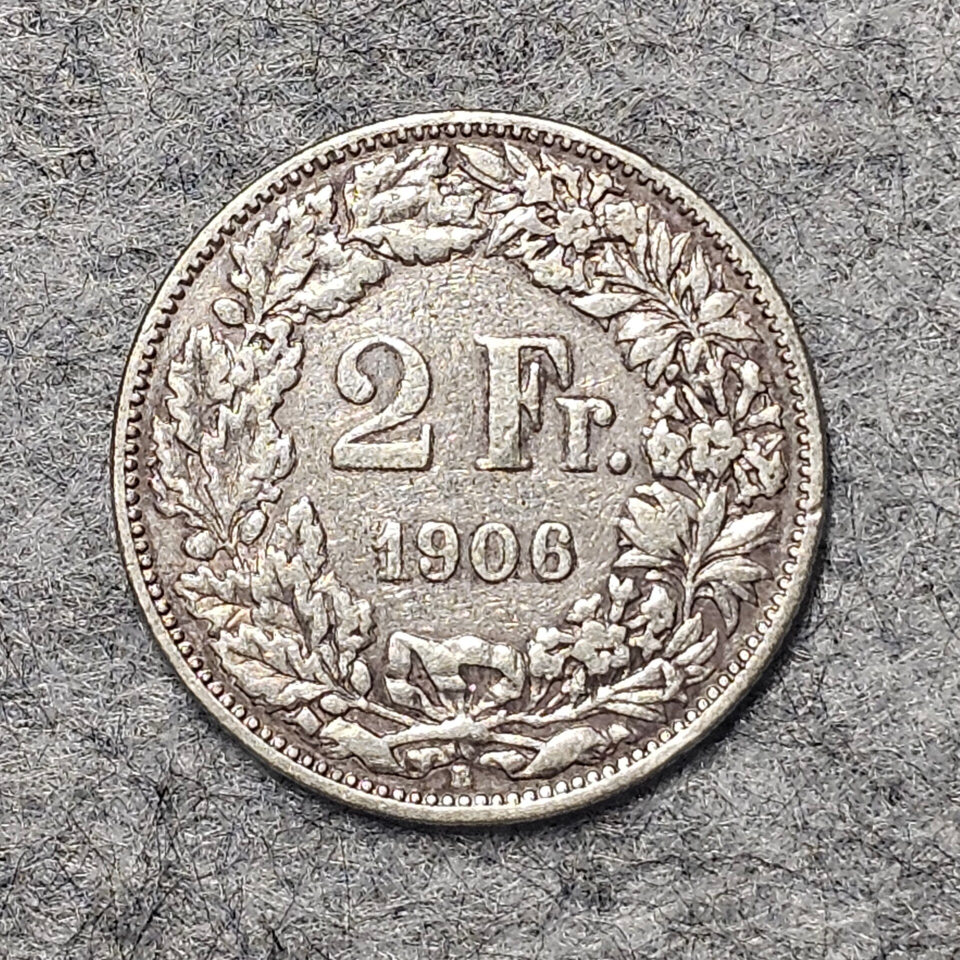 Suisse - 1906 B - 2 francs (argent)