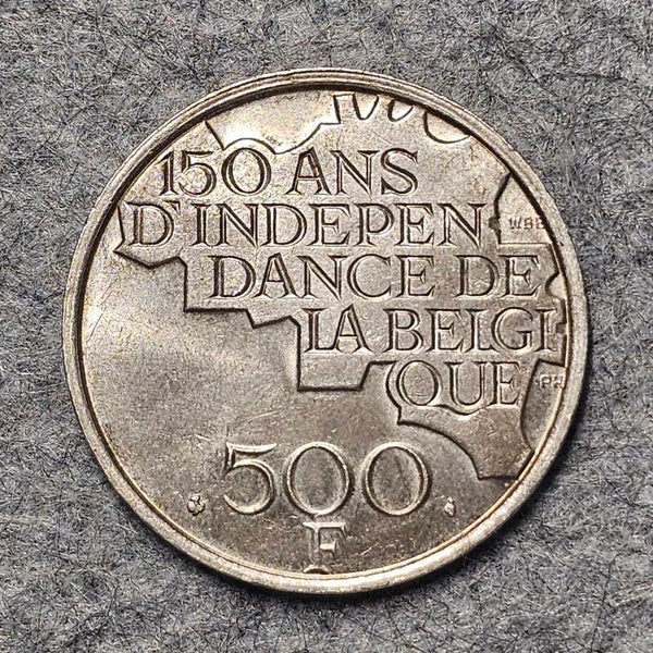Belgique - 1980 - 500 francs, légende française (argent)