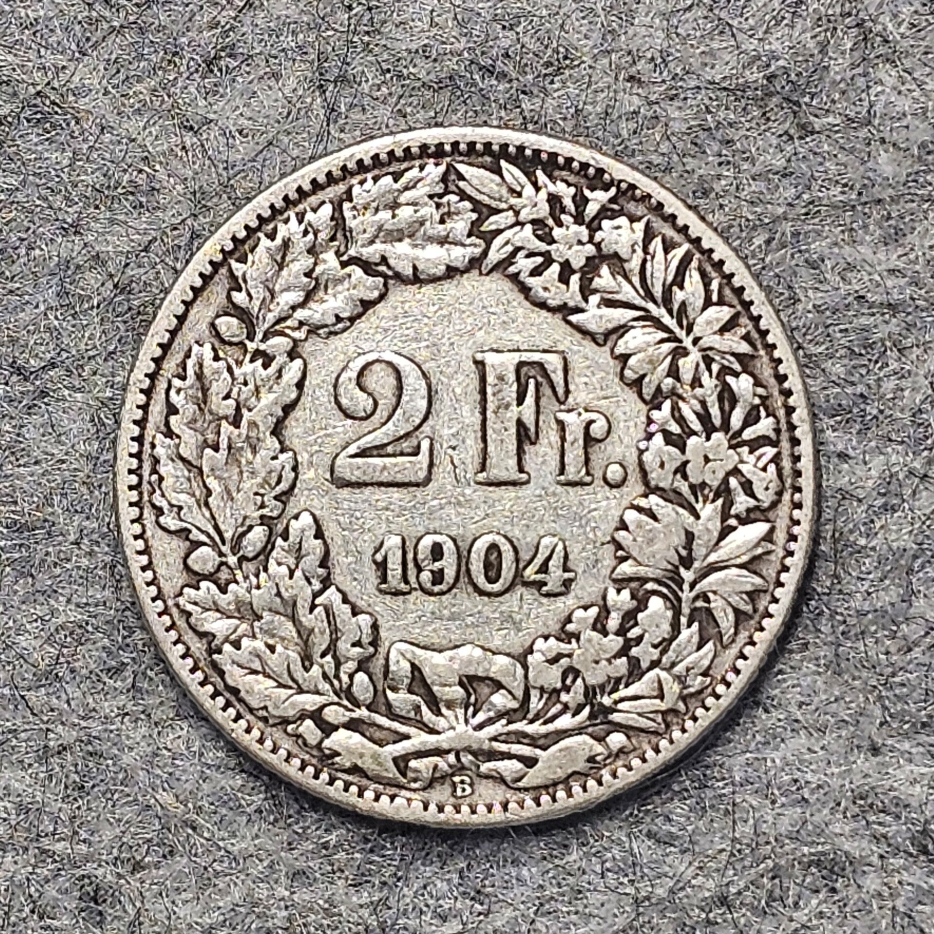 Suisse - 1904 B - 2 francs (argent)