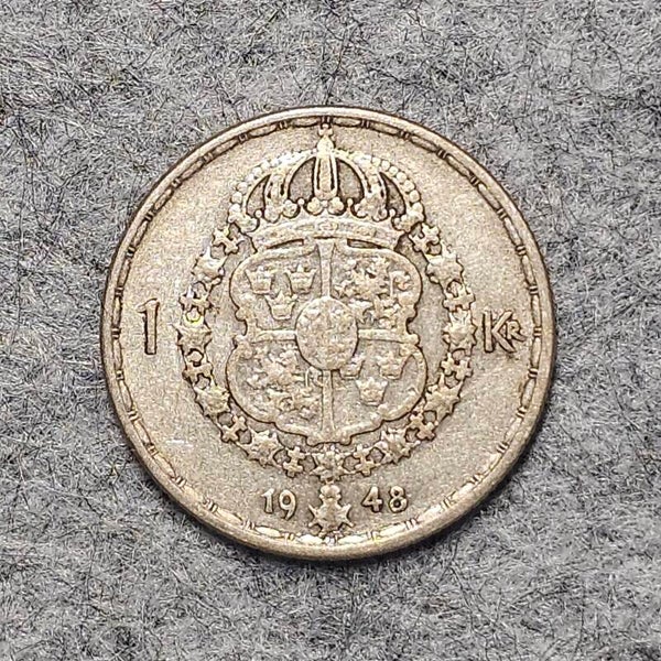 Suède - 1948 - 1 krona