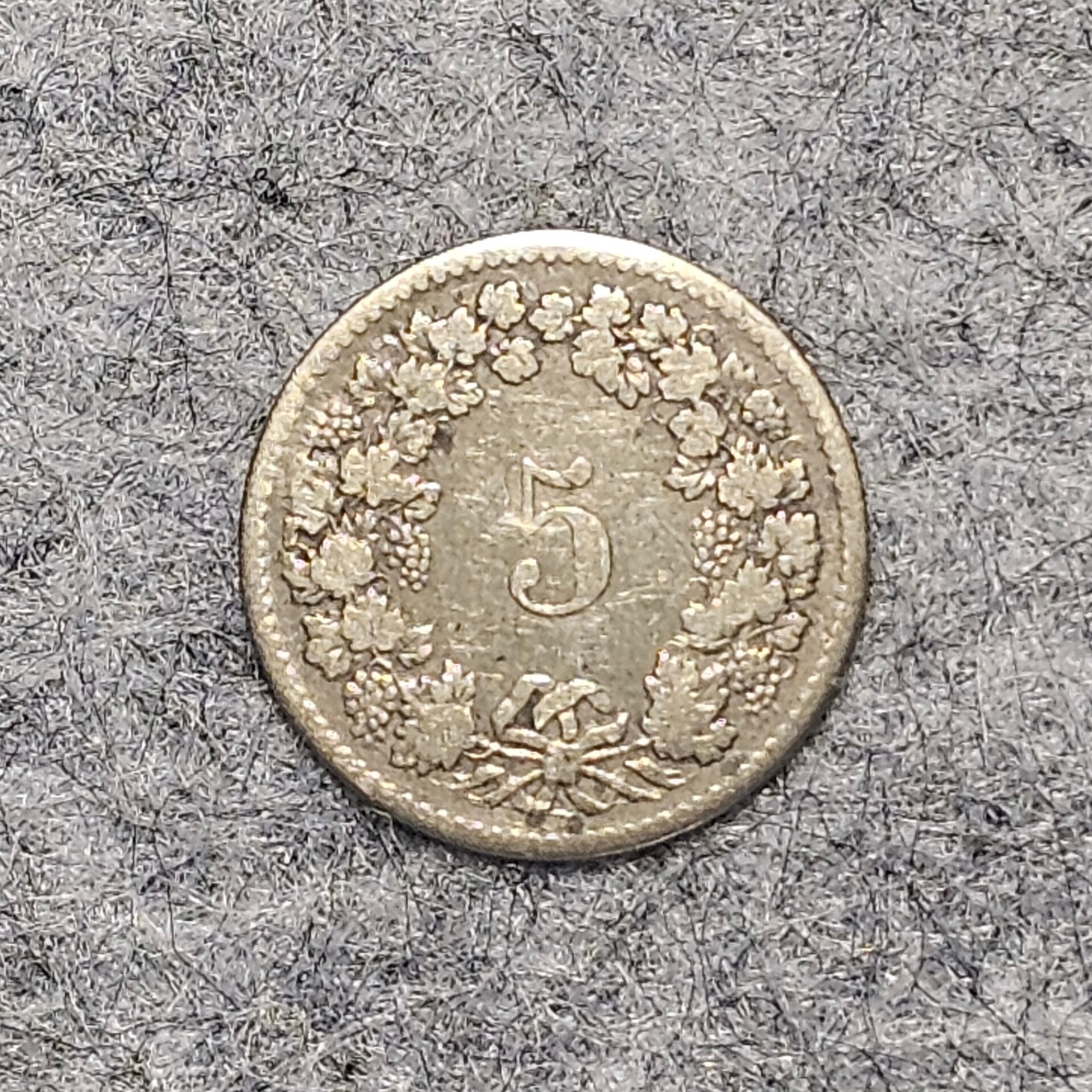Suisse - 1850 BB - 5 centimes