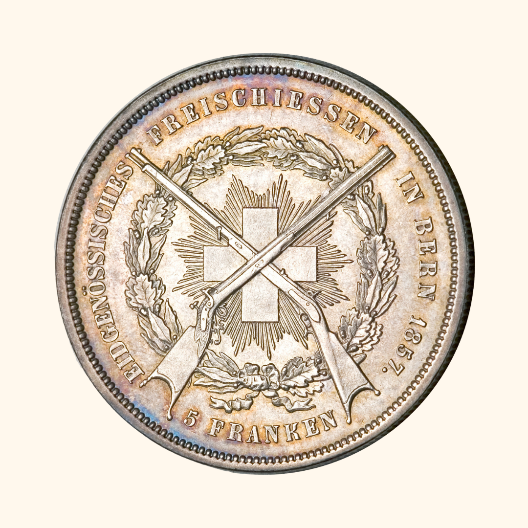 Monnaies en francs suisse - Ecus fédéraux de tirs