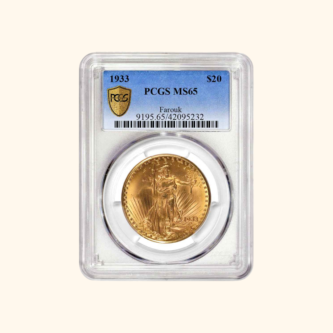 Pièces de monnaie gradées sous coque