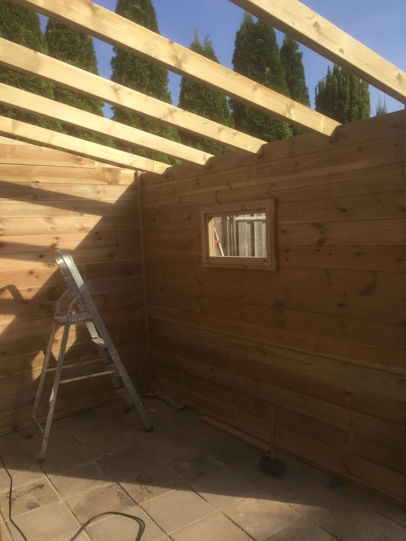 Opbouw vurenhout geïmpregneerd vuren 