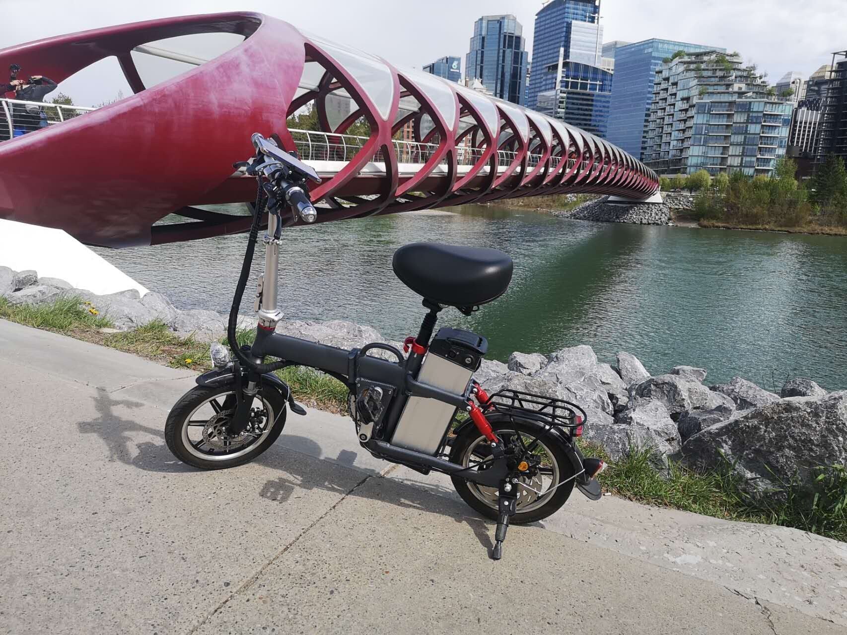 Folding ebike,big seats removable battery, 3 speeds