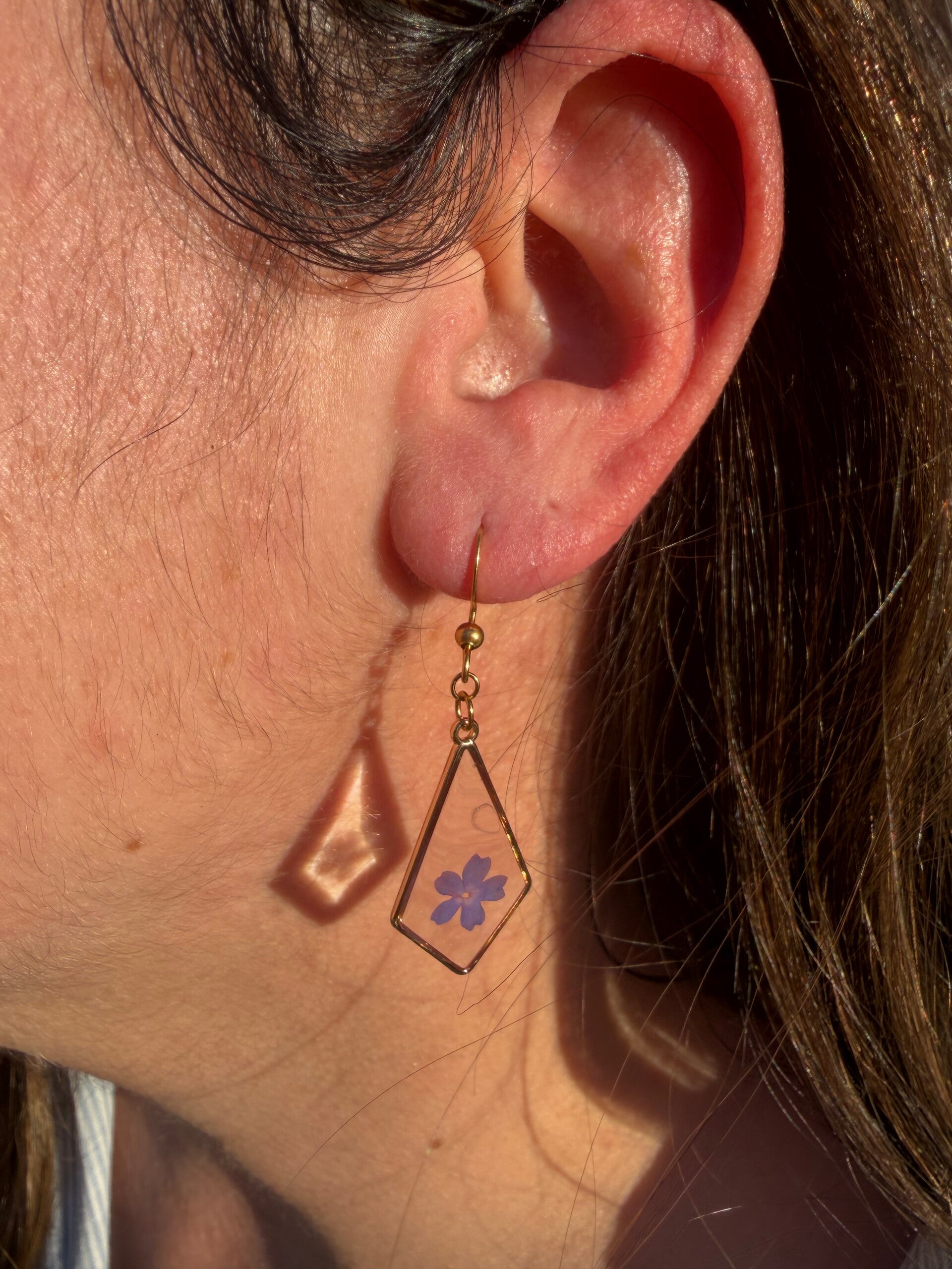 Boucles d'oreilles Victoire longue