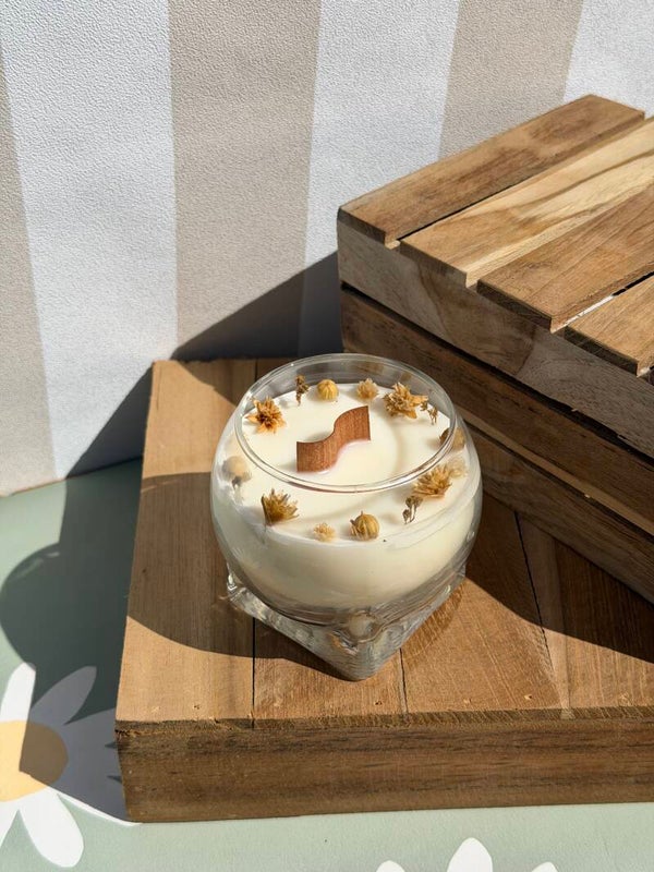 Bougie bulle de douceur Lait d'avoine & Miel