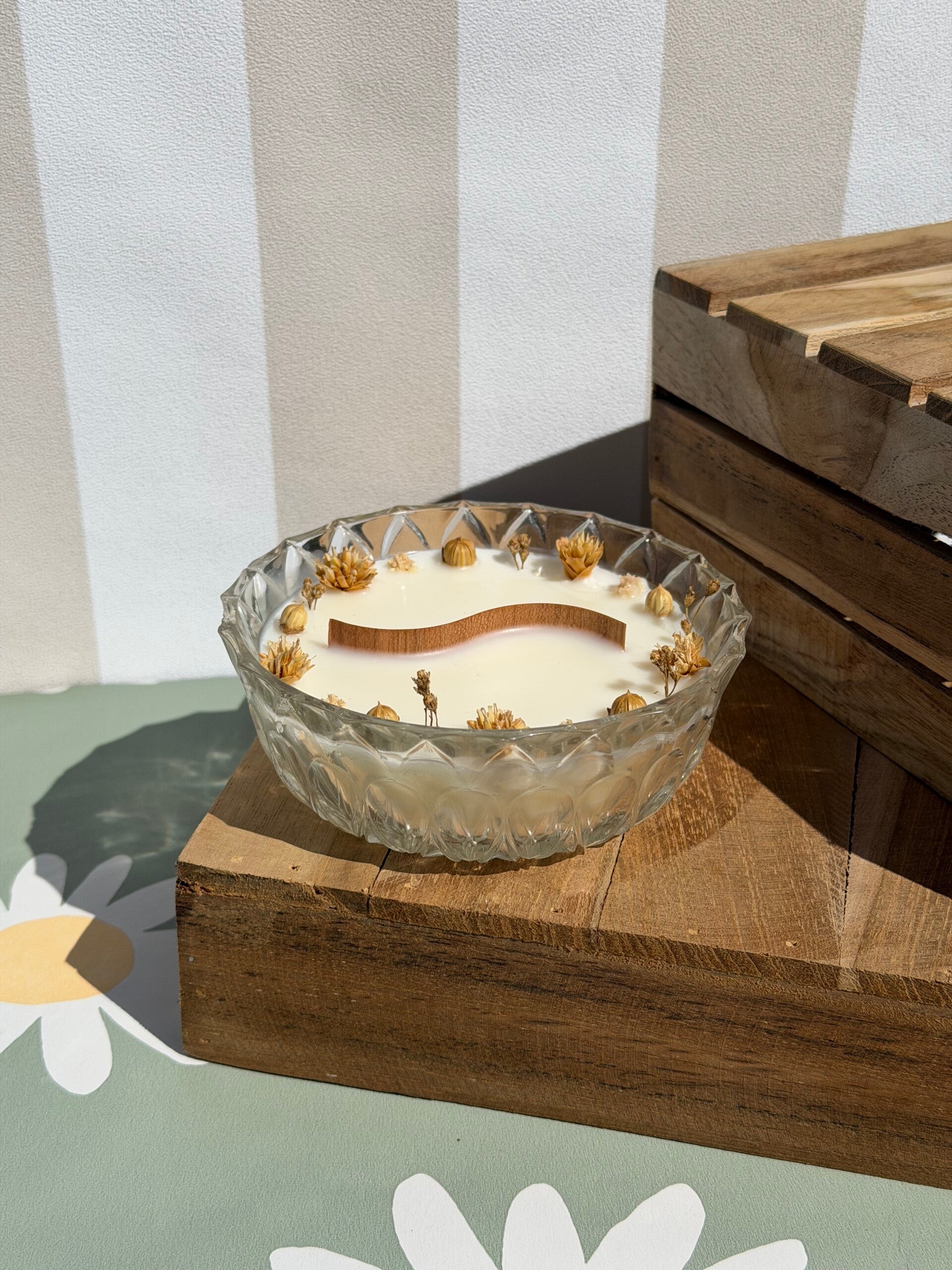 Bougie étreinte gourmande Lait d'avoine & Miel