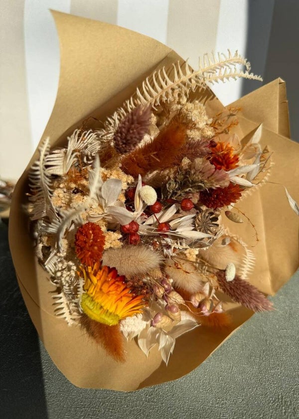 Bouquet de fleurs séchées Chaleur