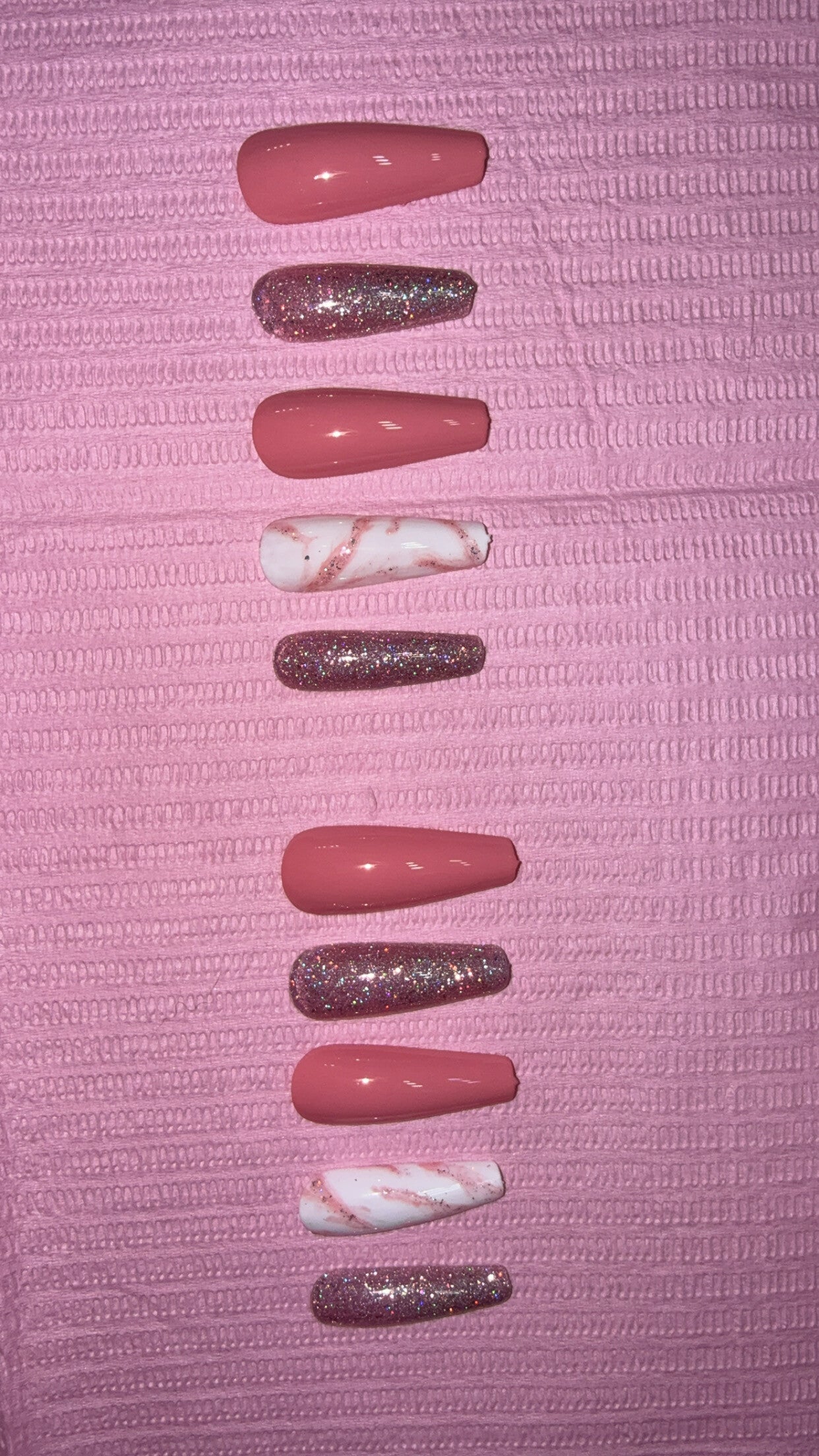 Pink Marble - custom set