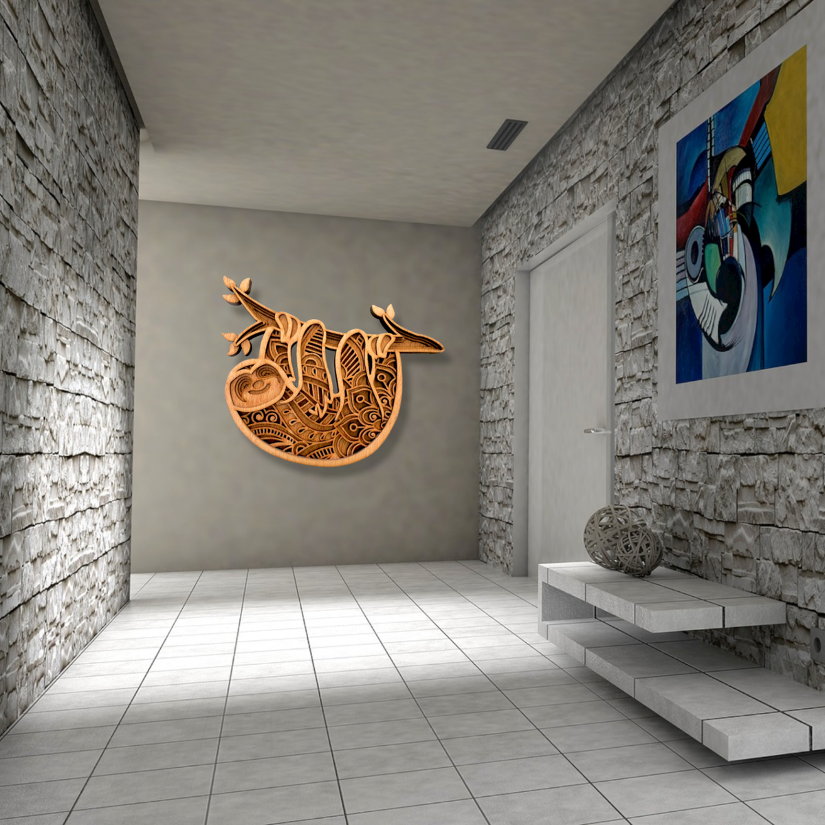 値下げ　超希少　新品　LAKELAND STUDIOS 3D立体ウォールアート image-197.png?enable-io=true&