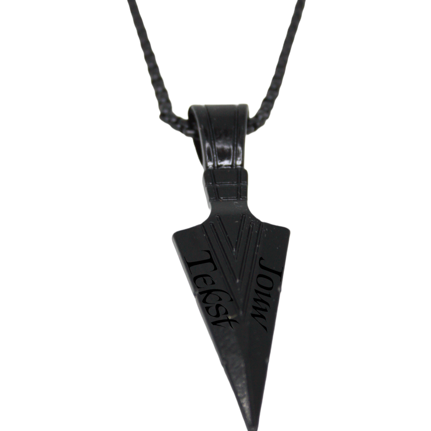 Ketting Hanger Voor Man/Vrouw Zwart