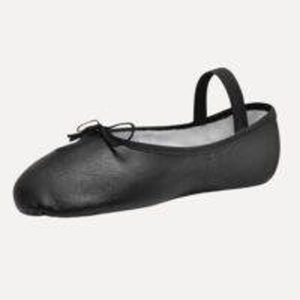 Zwarte leren schoen (jongens)