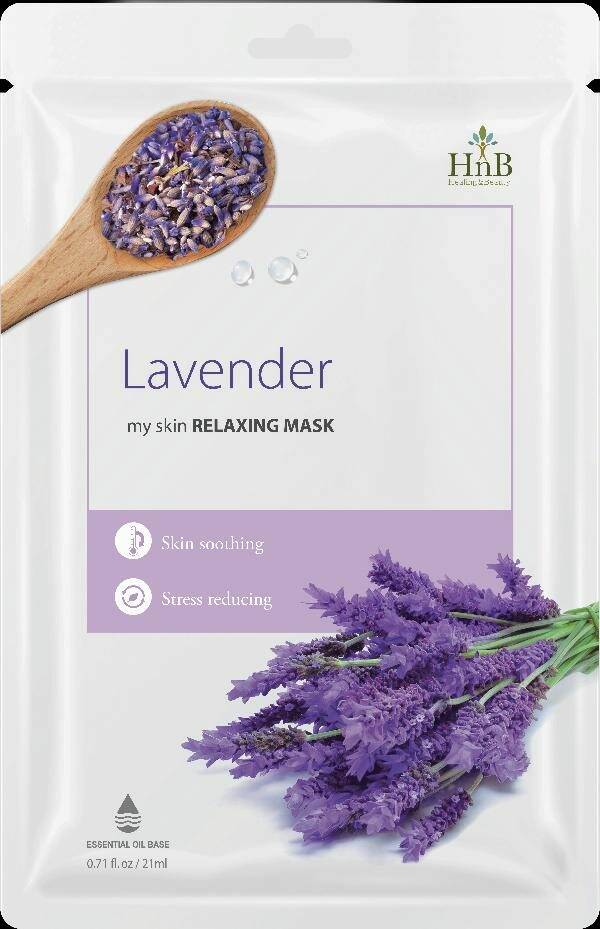 Vliesmasker 'lavendel'