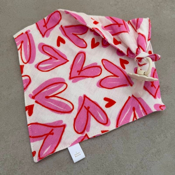 Speendoekje hearts