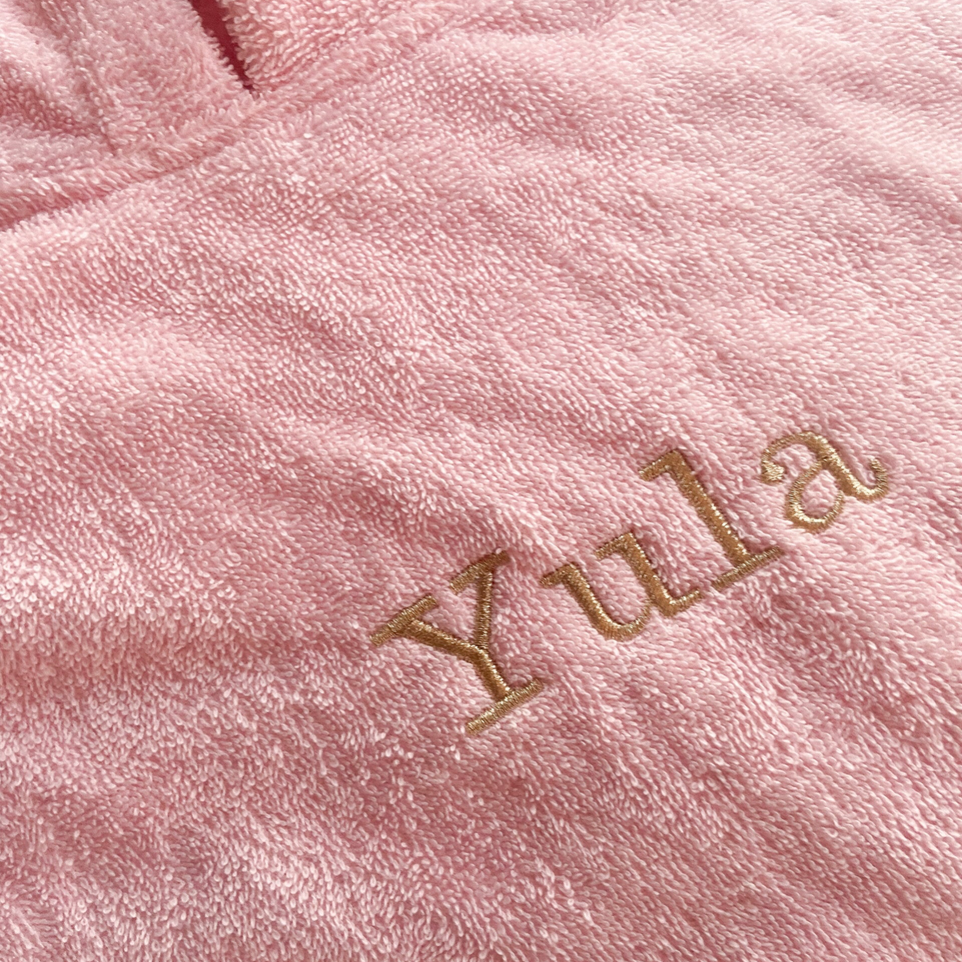 Badponcho roze